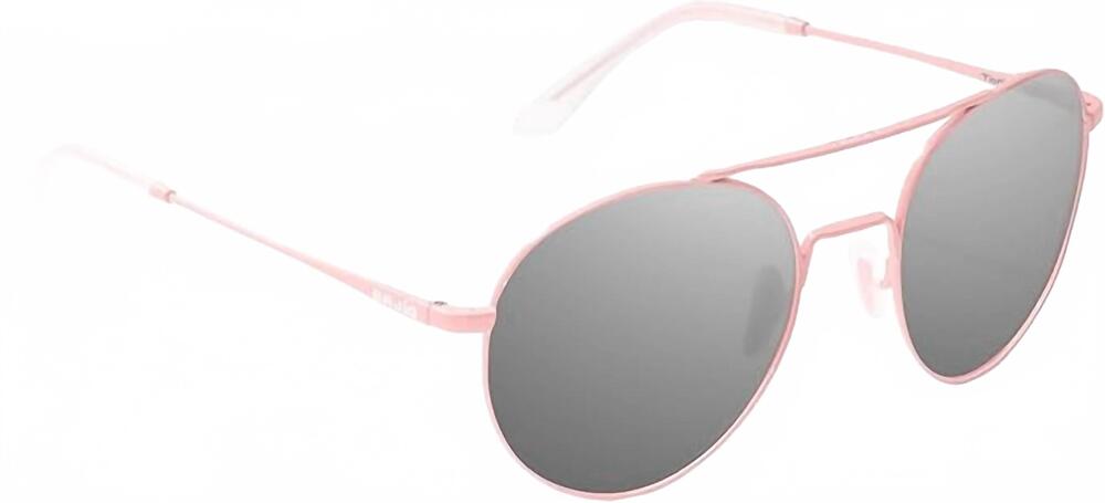 NEW BAJIO women's tionia metal polarized sunglasses in light pink matte /gray
